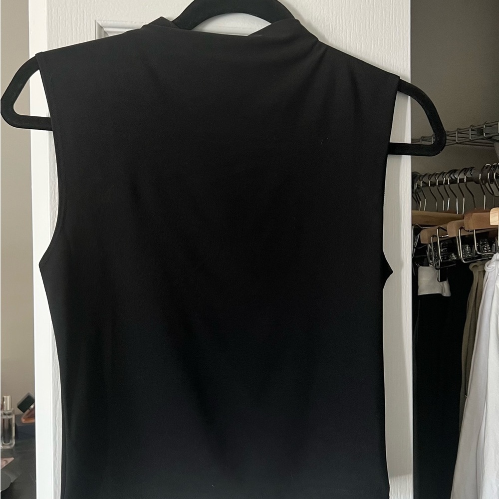 Aritzia Black Muscle Tee